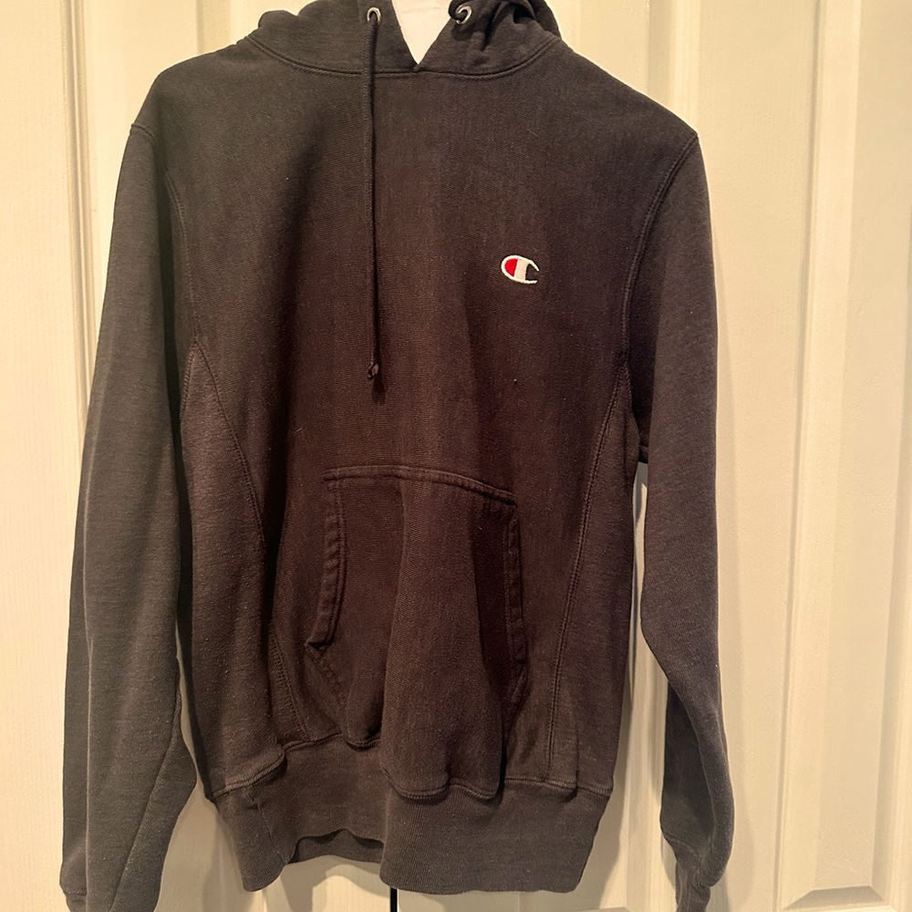 Champion gray hoodie size adult small